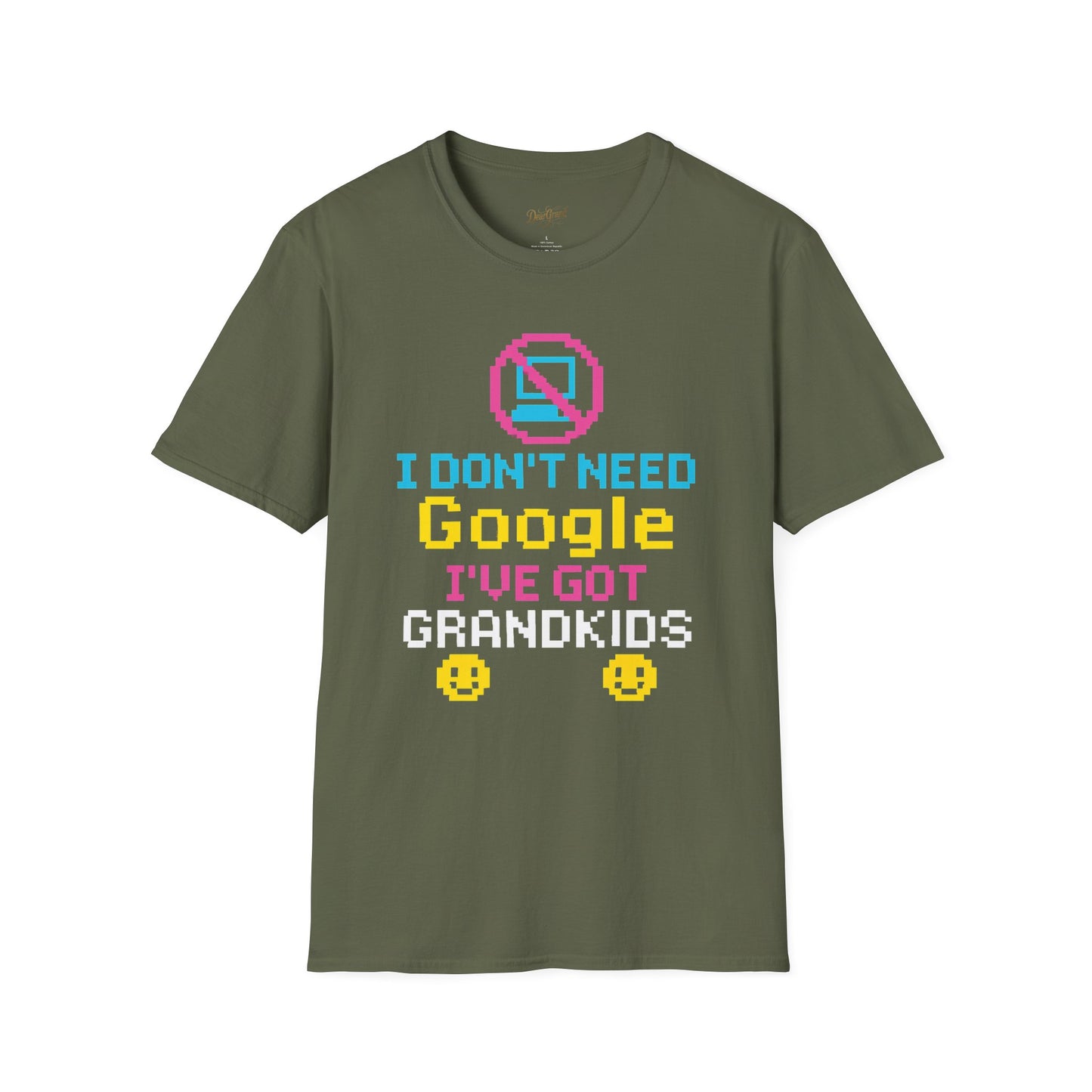 Funny Grandparents T-Shirt, I Don't Need Google I've Got Grandkids