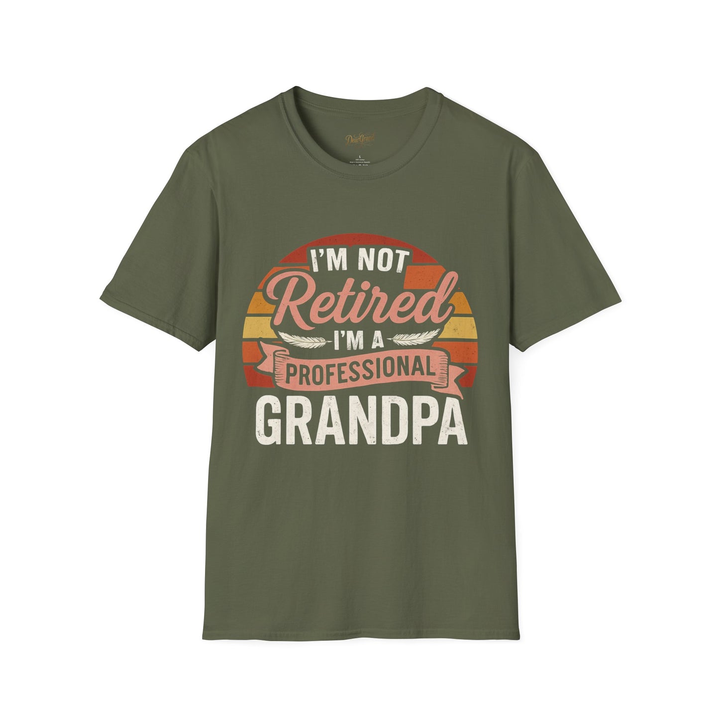 Professional Grandpa Retro T-Shirt | Perfect Gift for The Retired Grandpa