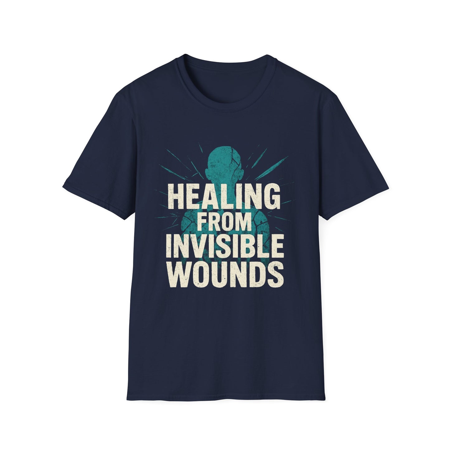 Healing From Invisible Wounds T-Shirt – Mental Health Awareness Gift Tee