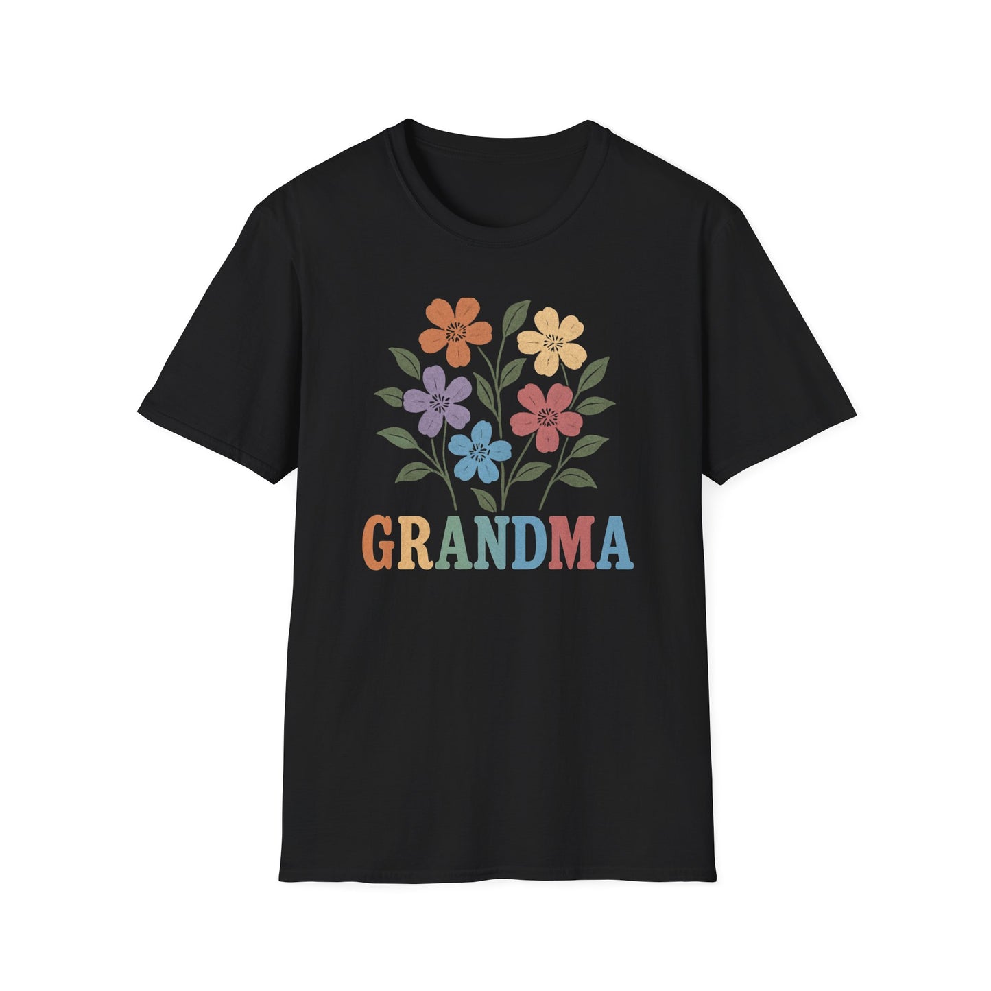 Grandma Floral T-Shirt, Gift for Grandma, Birthday Gift Idea