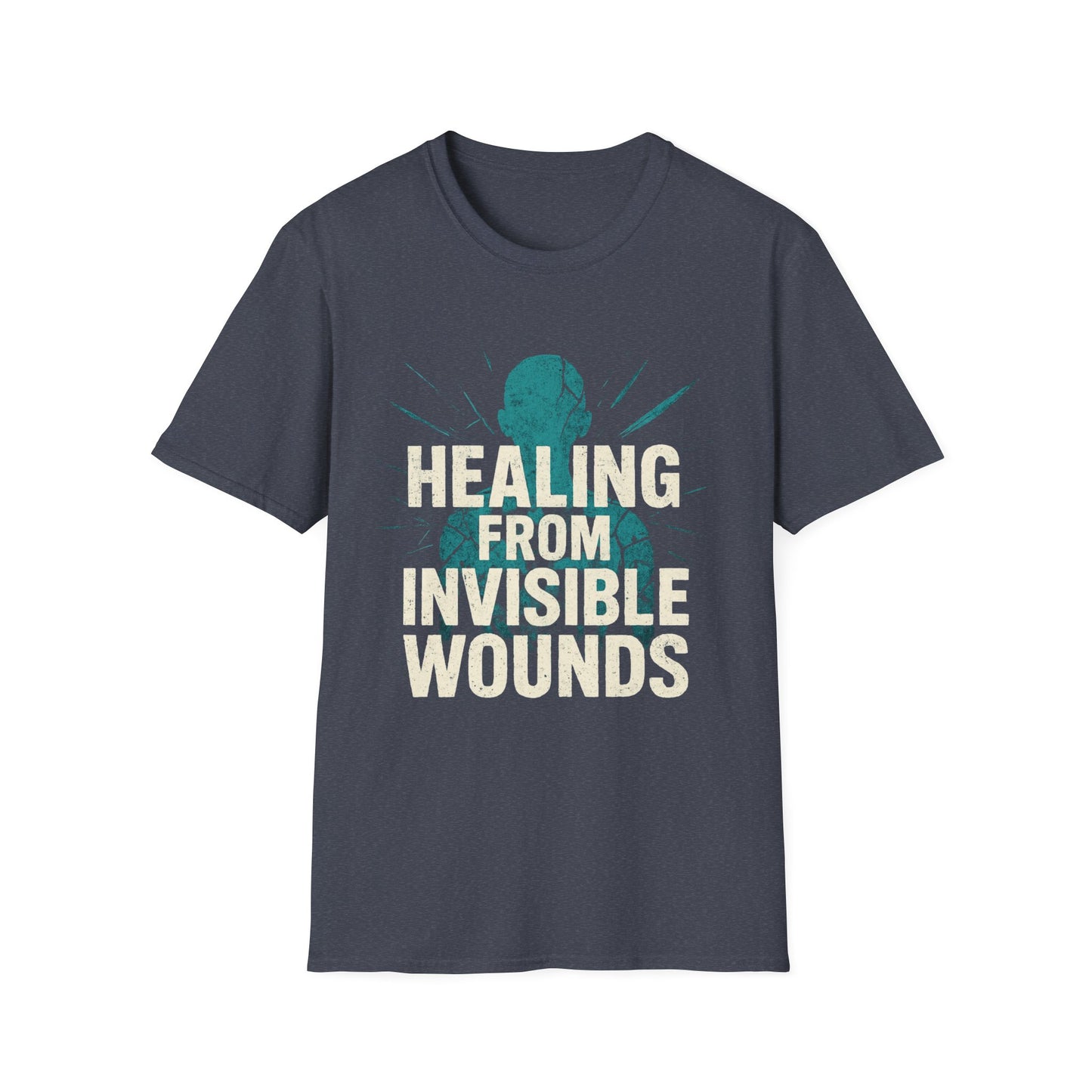 Healing From Invisible Wounds T-Shirt – Mental Health Awareness Gift Tee