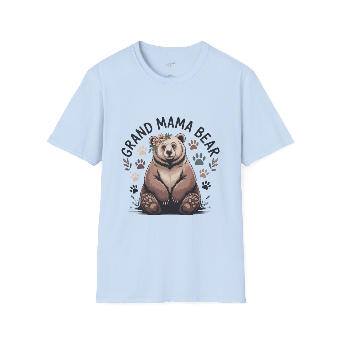 Grand Mama Bear T-Shirt, Gift for Grandmothers,