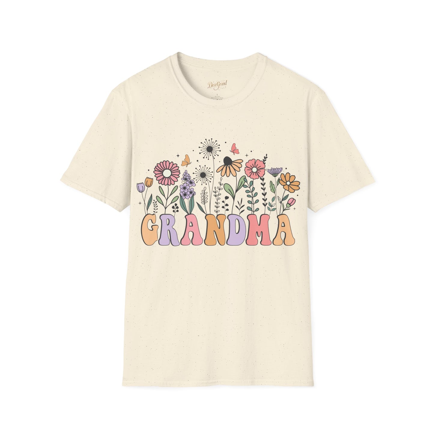 Floral Grandma T-Shirt – Whimsical Garden-Inspired Tee for Sweet Grandmas