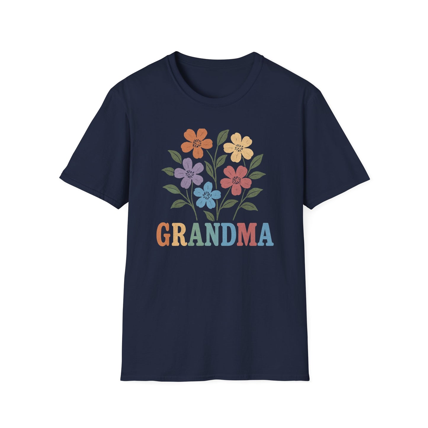 Grandma Floral T-Shirt, Gift for Grandma, Birthday Gift Idea