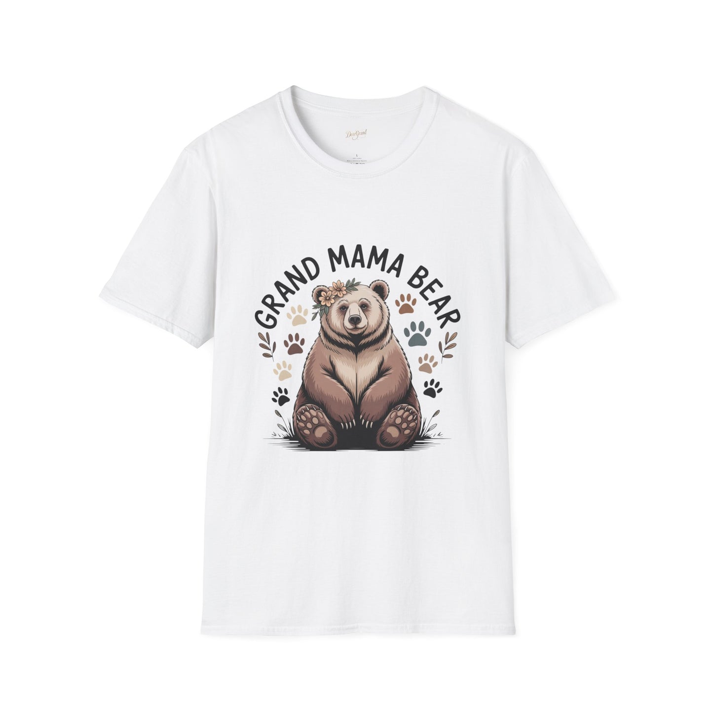 Grand Mama Bear T-Shirt, Gift for Grandmothers,
