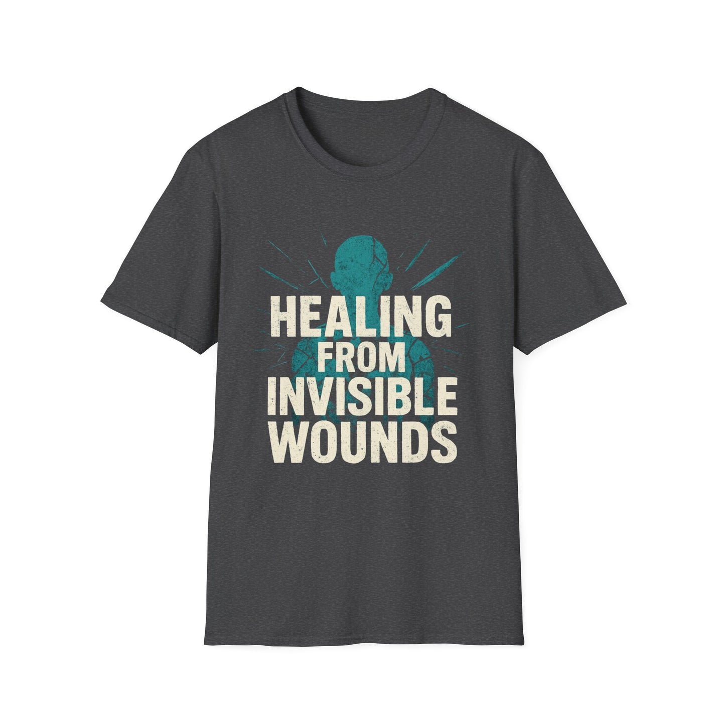 Healing From Invisible Wounds T-Shirt – Mental Health Awareness Gift Tee