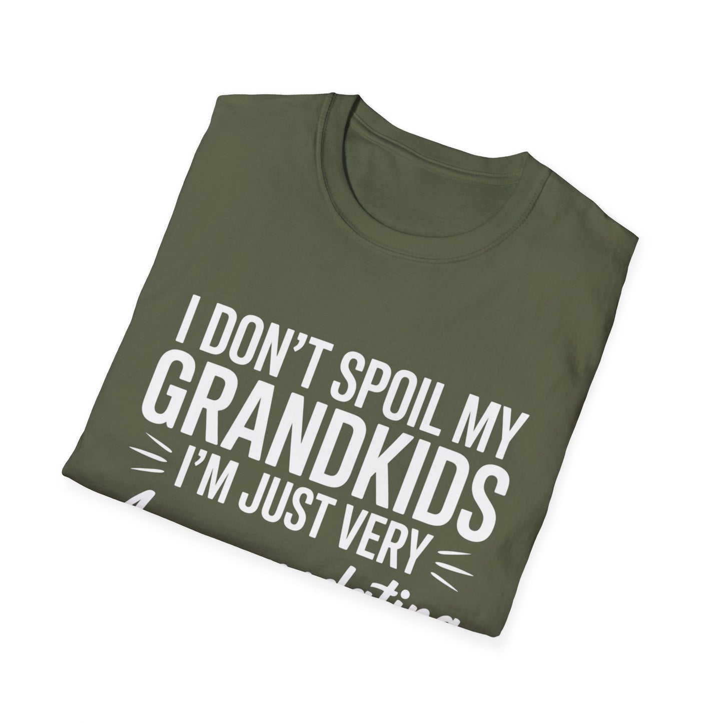 'I Don't Spoil My Grandkids, I'm Just Very Accommodating' T-Shirt