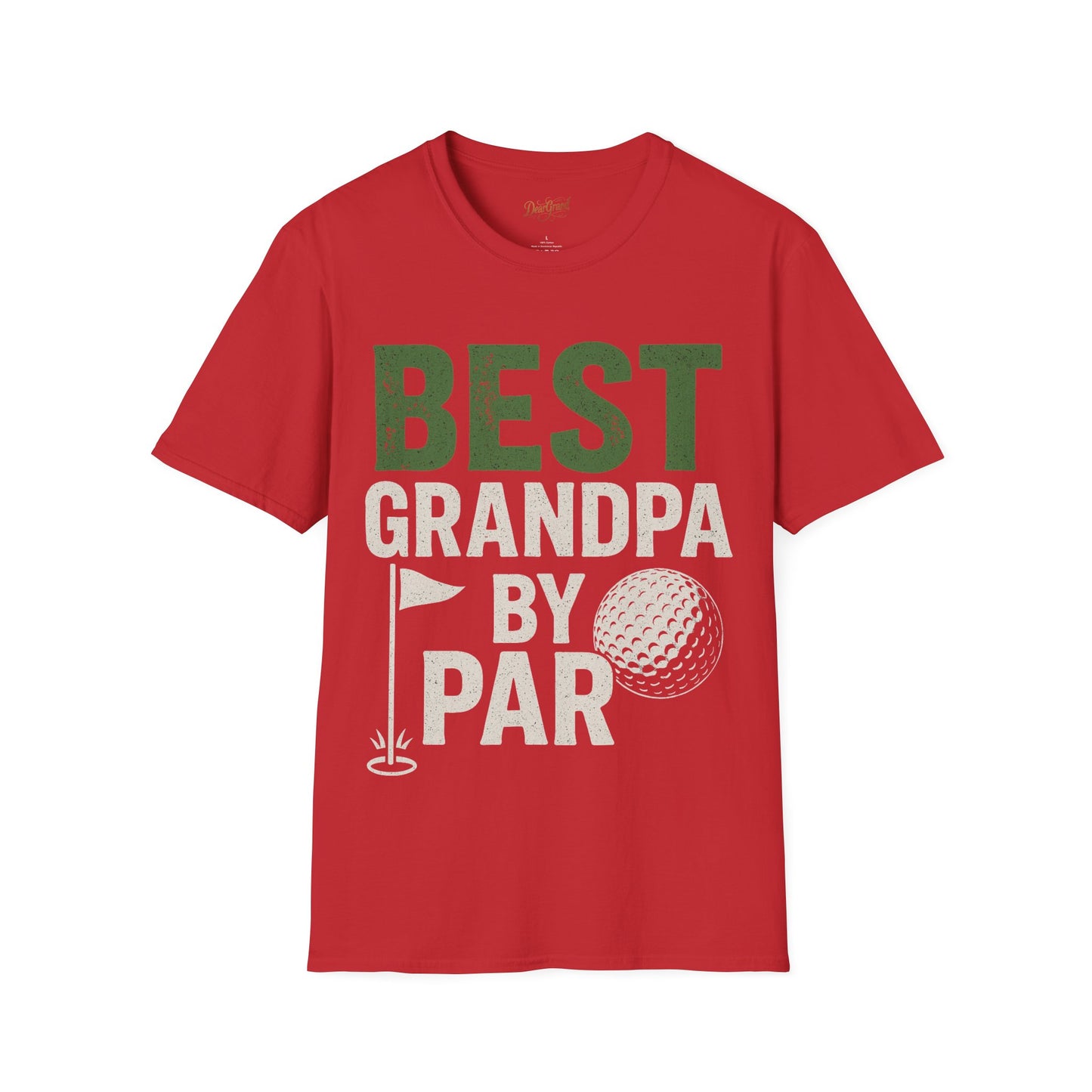 Best Grandpa by Par Golf T-Shirt - Gift For Golf Lovers
