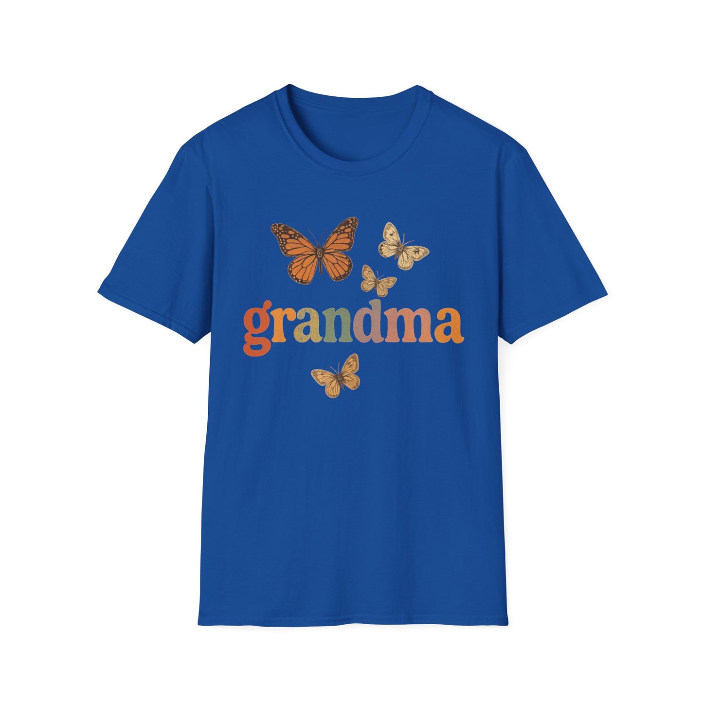 Butterfly Grandma T-Shirt, Gift for Grandma Butterfly Lover