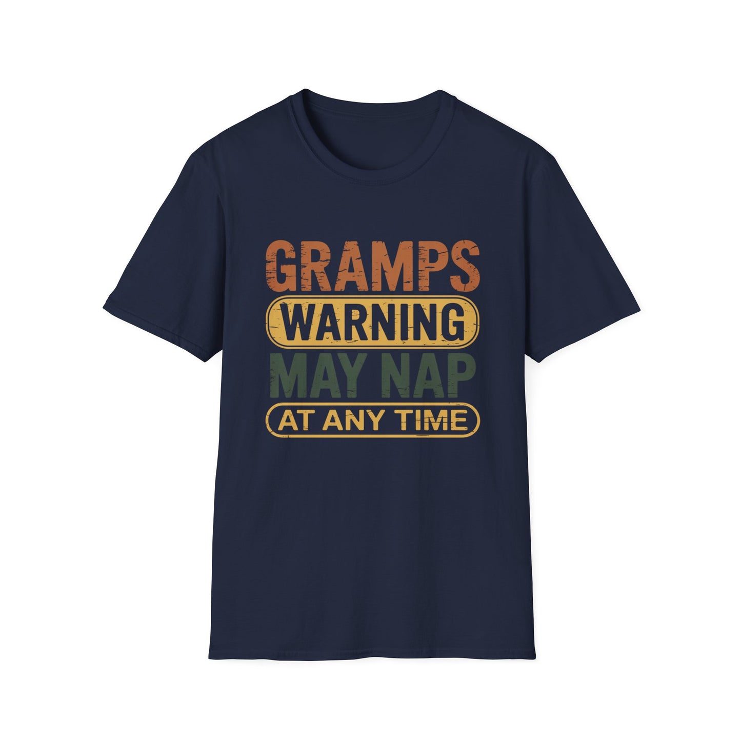 Gramps Nap Warning T-Shirt, Perfect Gift for Grandpa