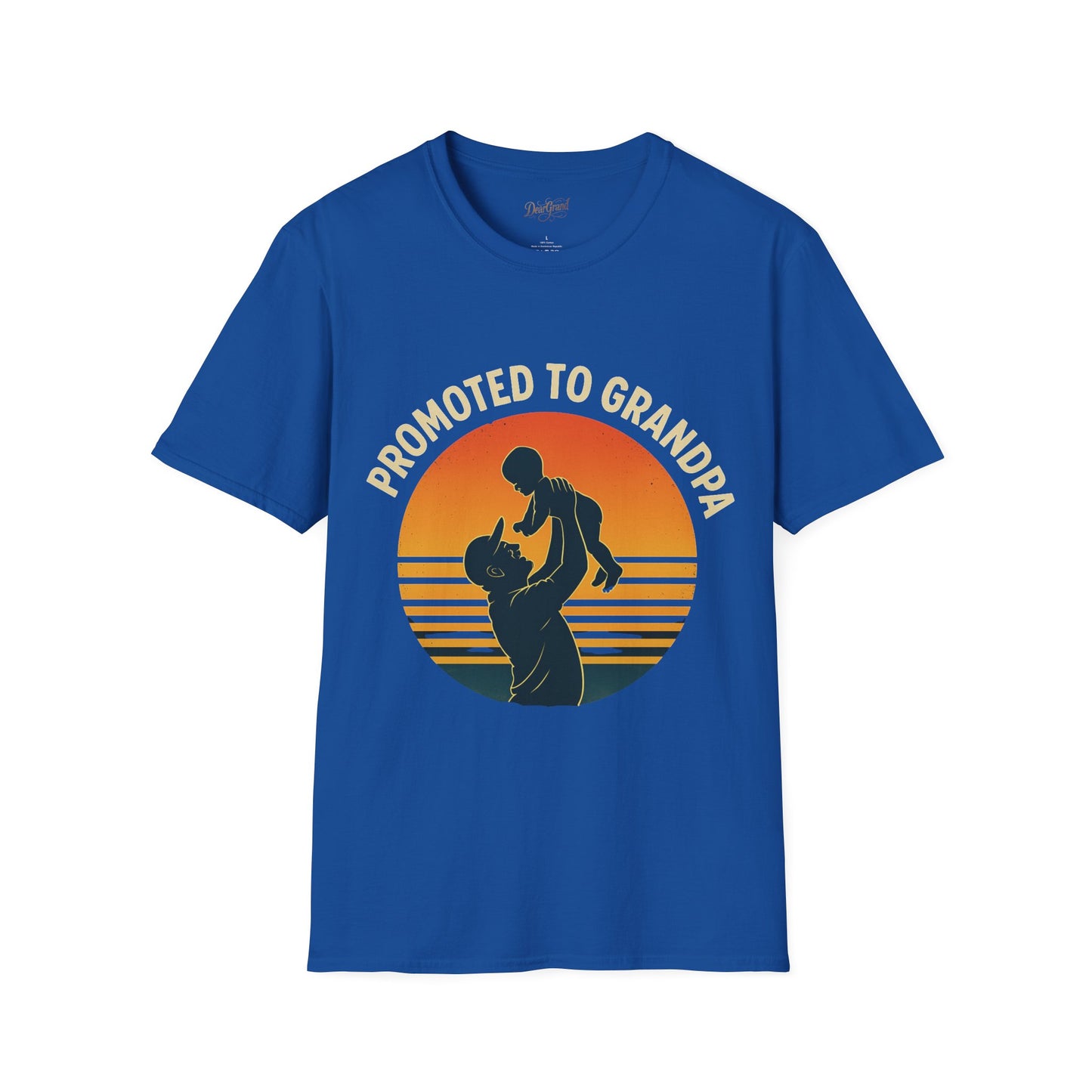 Promoted to Grandpa Vintage T-Shirt, For Proud New Grandfathers
