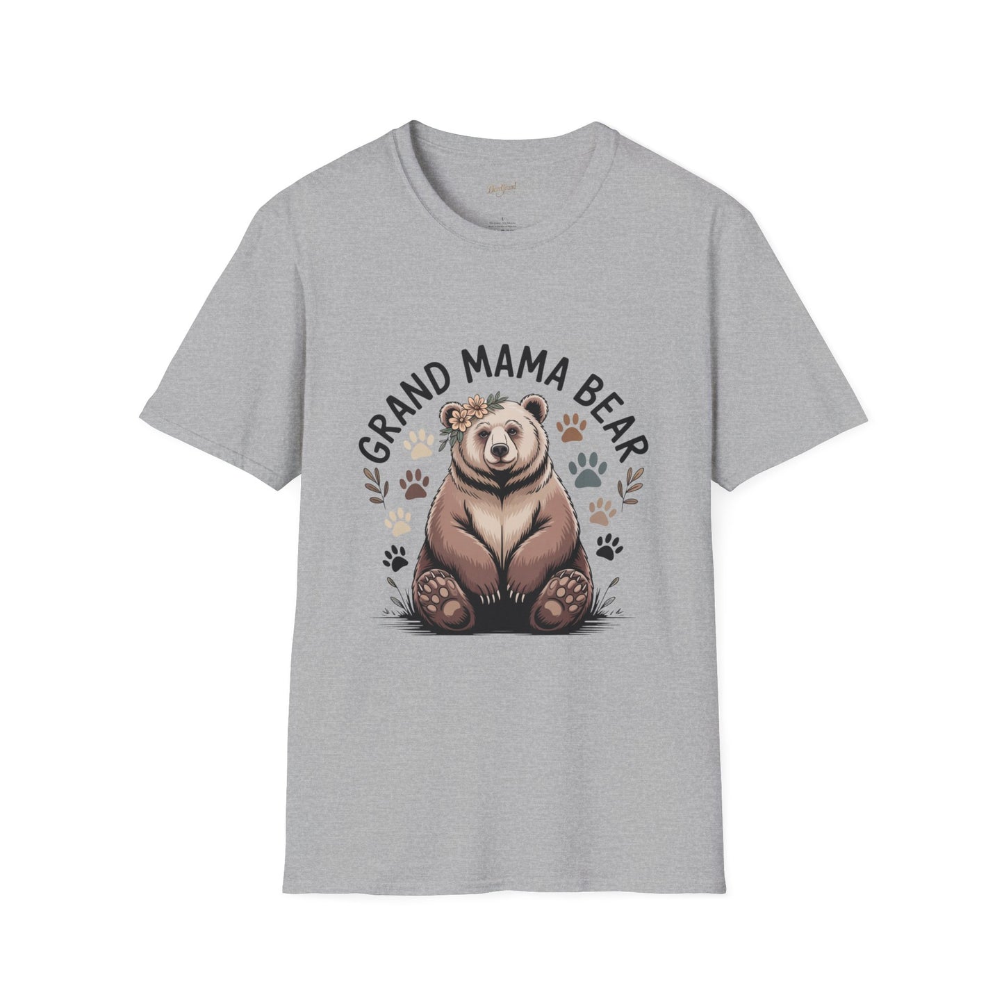 Grand Mama Bear T-Shirt, Gift for Grandmothers,