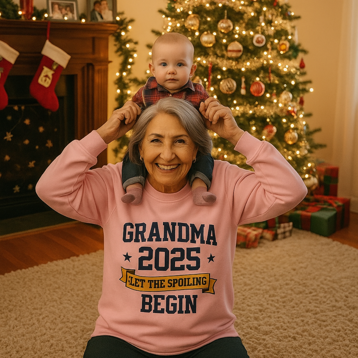 Grandma 2025 Sweatshirt β Let the Spoiling Begin | New Grandma Gift