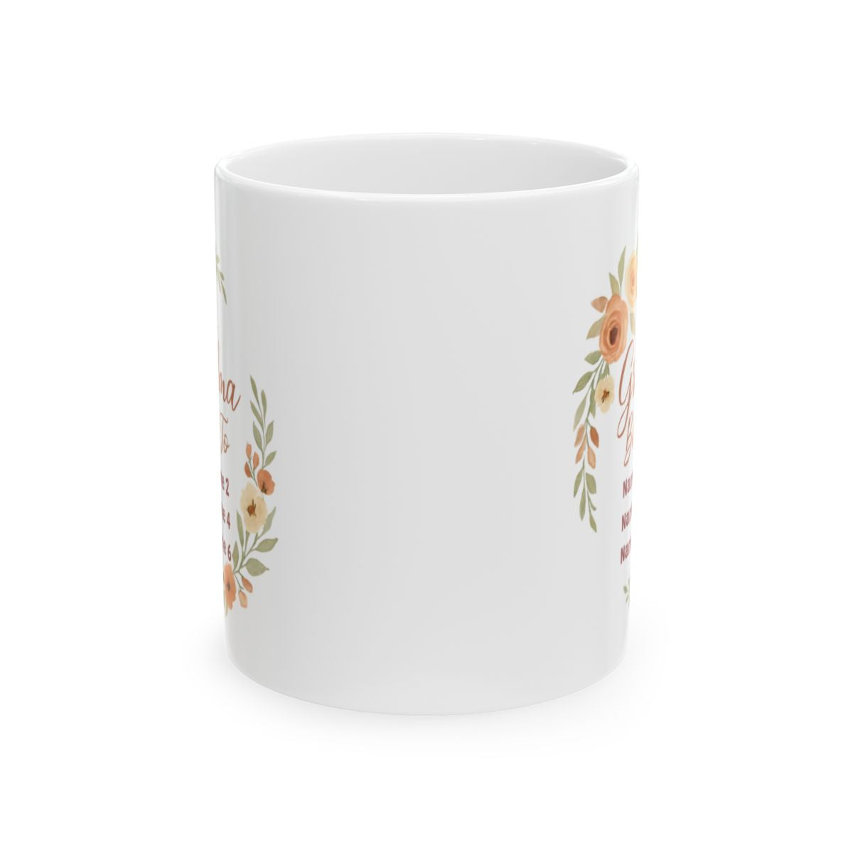 This Grandma Belongs To - Personalized Ceramic Mug, (11oz, 15oz)