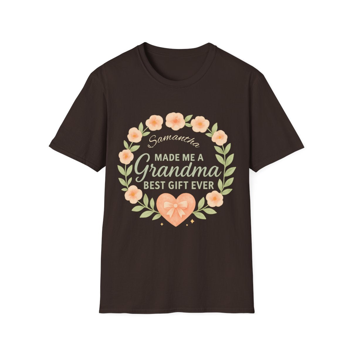 Samantha Made Me a Grandma β Best Gift Ever Personalized T-Shirt