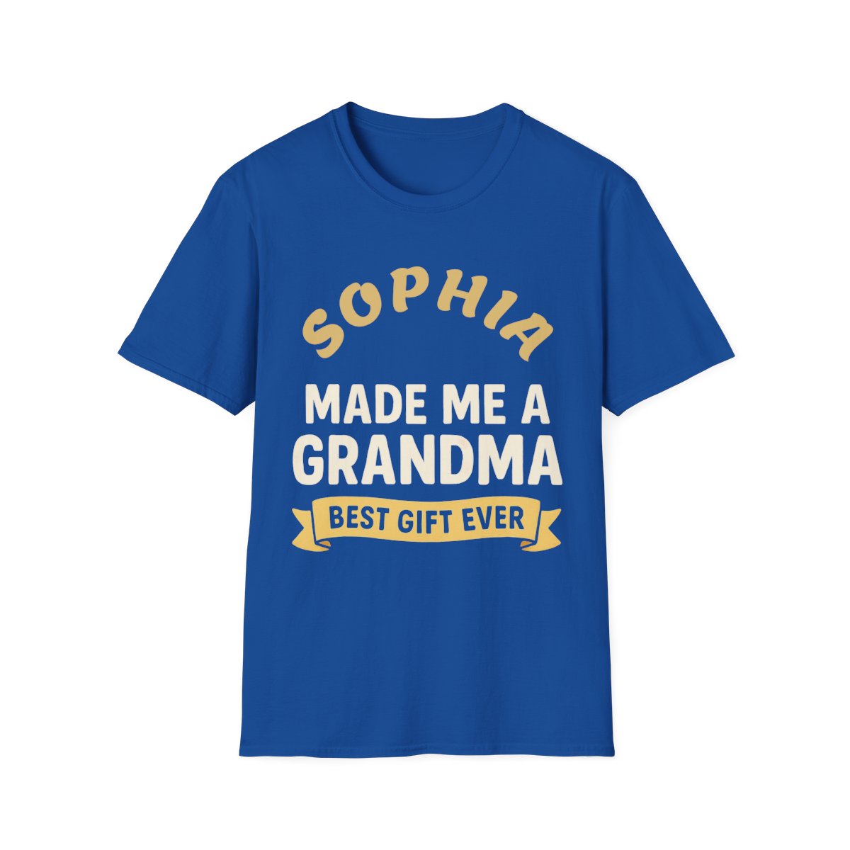 Best Grandma Ever Personalized T-Shirt – Custom Names & Hearts Design