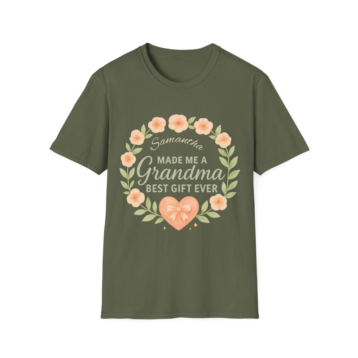 Samantha Made Me a Grandma β Best Gift Ever Personalized T-Shirt