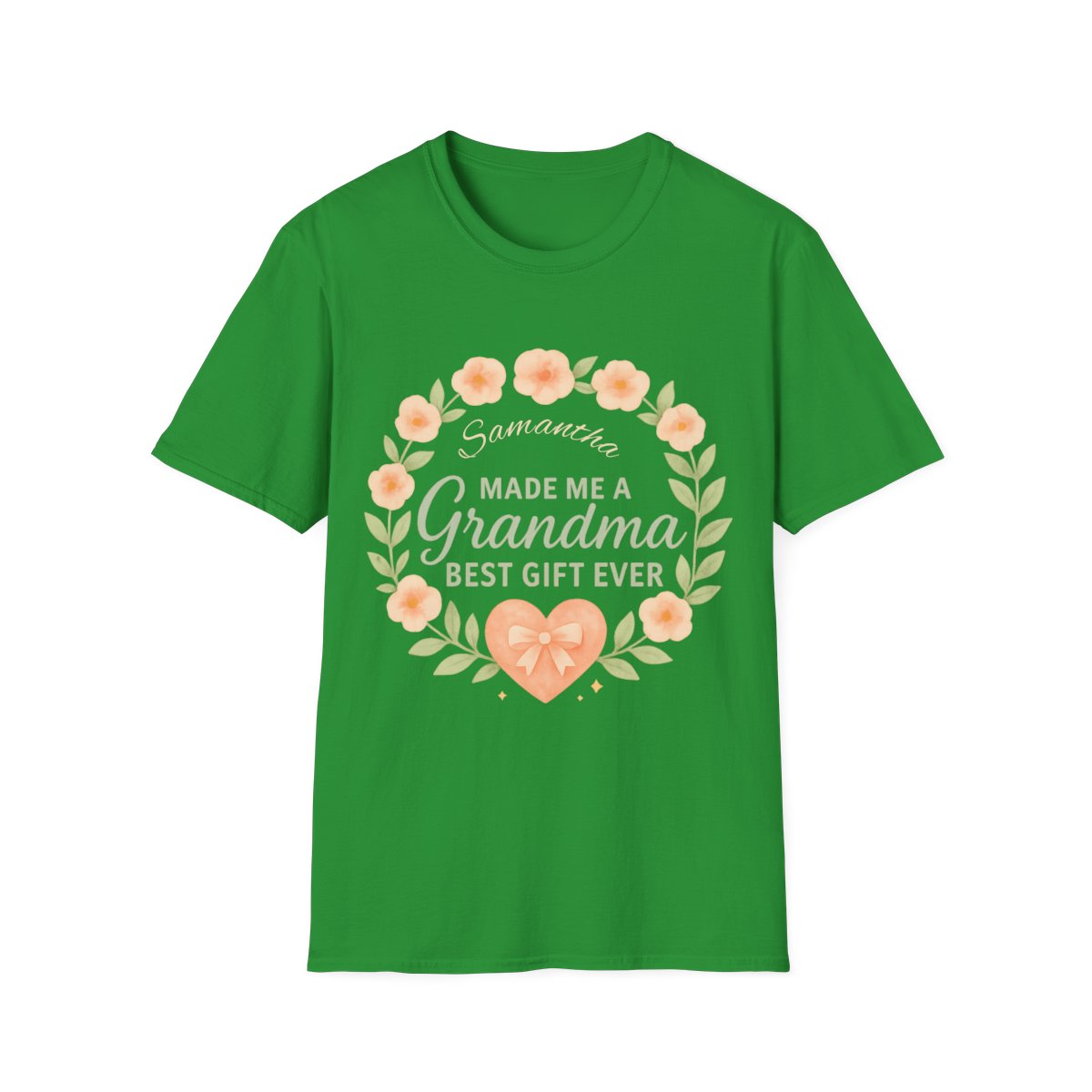 Samantha Made Me a Grandma β Best Gift Ever Personalized T-Shirt