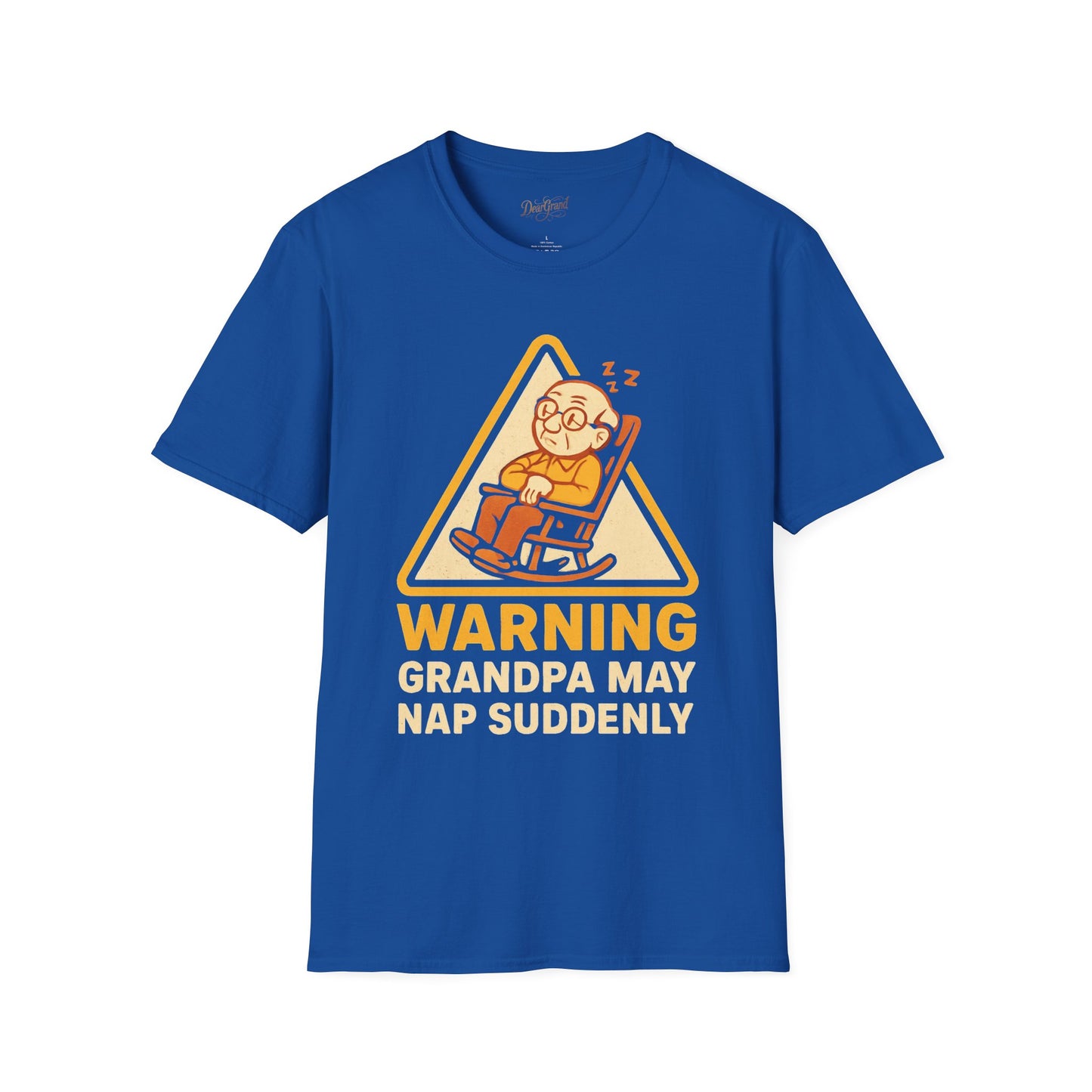 Warning Grandpa May Nap Suddenly T-Shirt, Funny Gift,
