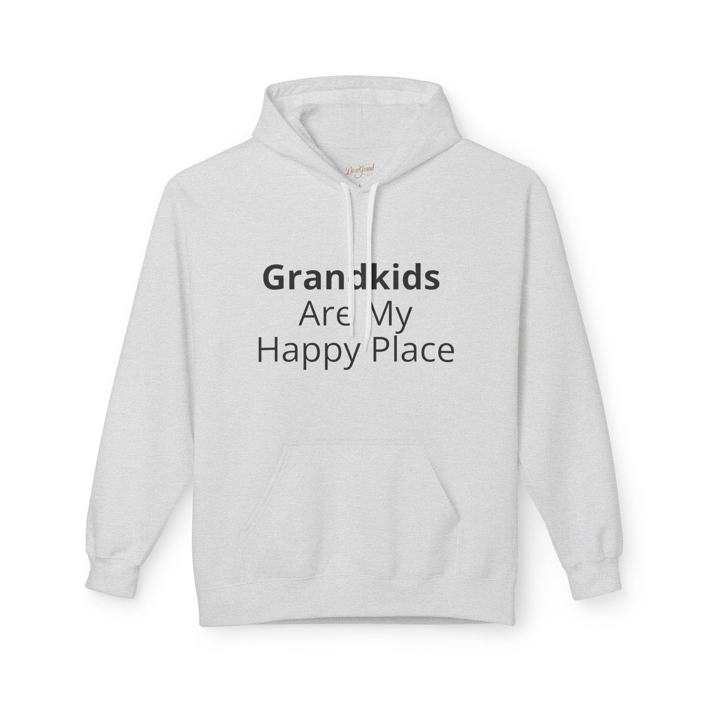 Grandkids Are My Happy Place Grandpa Hoodie