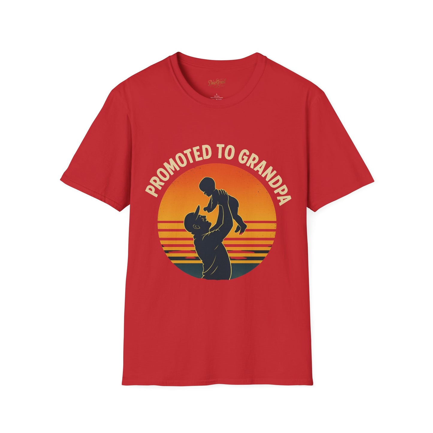Promoted to Grandpa Vintage T-Shirt, For Proud New Grandfathers