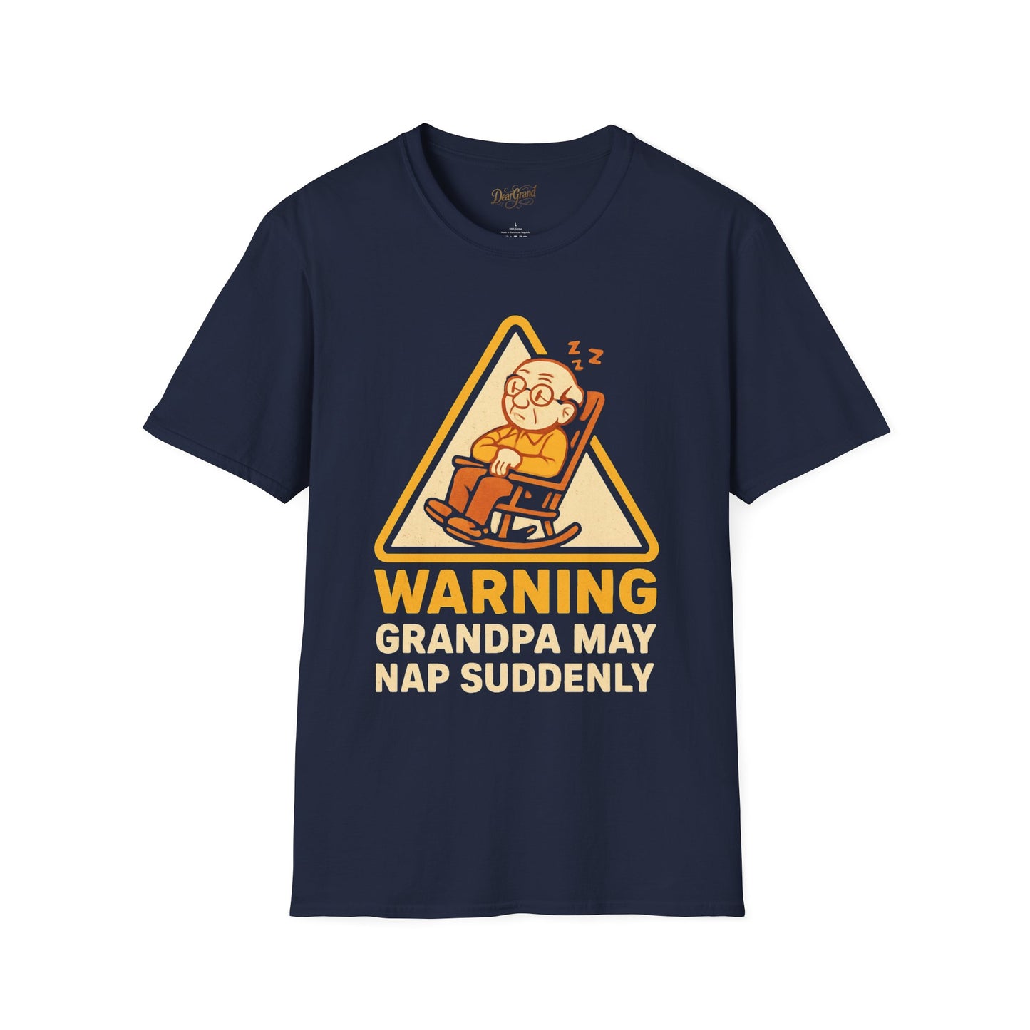Warning Grandpa May Nap Suddenly T-Shirt, Funny Gift,