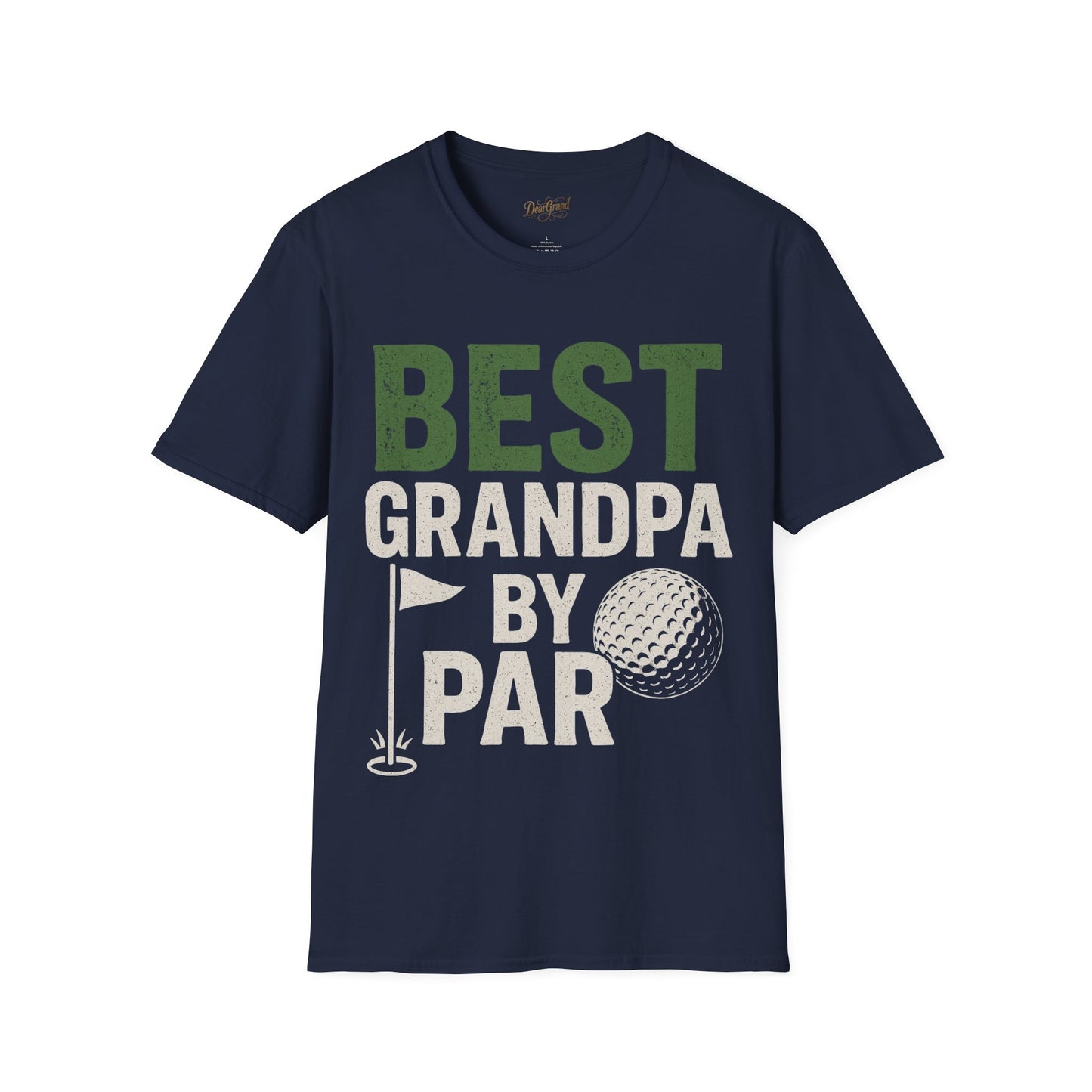 Best Grandpa by Par Golf T-Shirt - Gift For Golf Lovers
