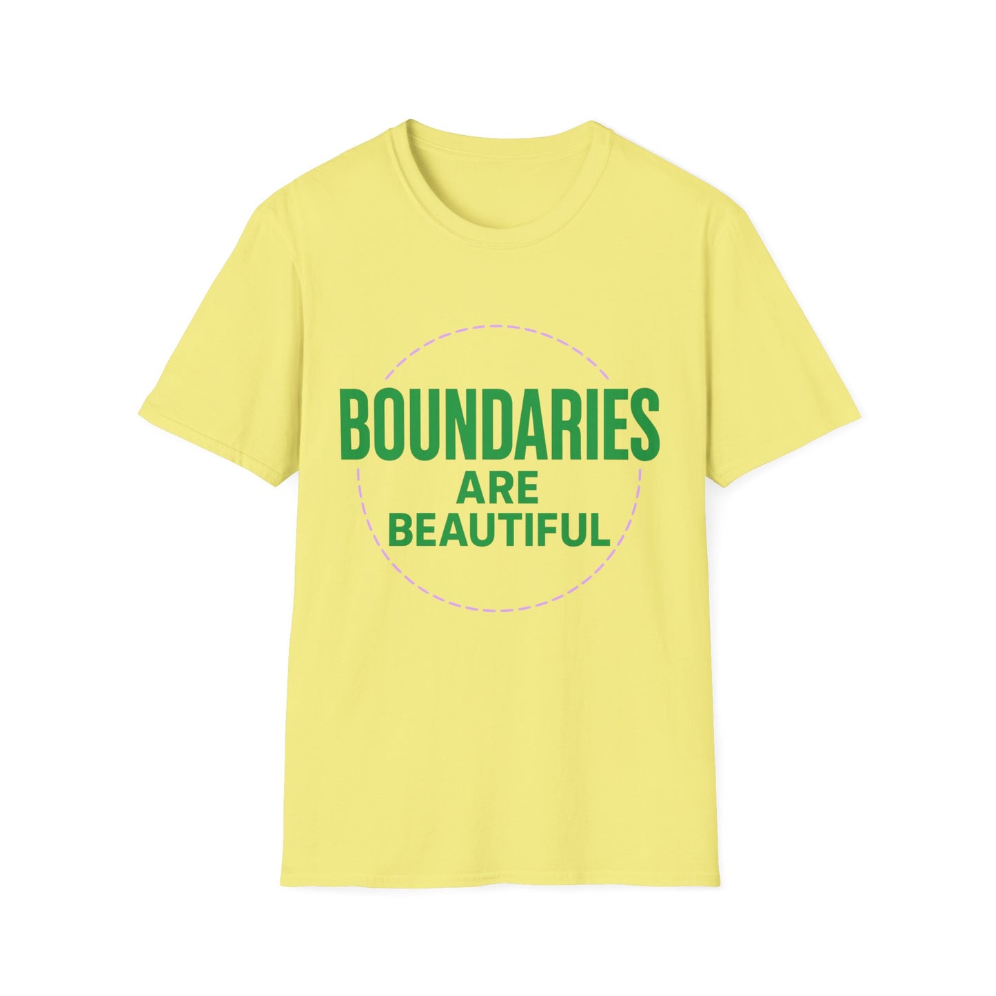 Boundaries Are Beautiful T-Shirt – Self-Care & Empowerment Tee