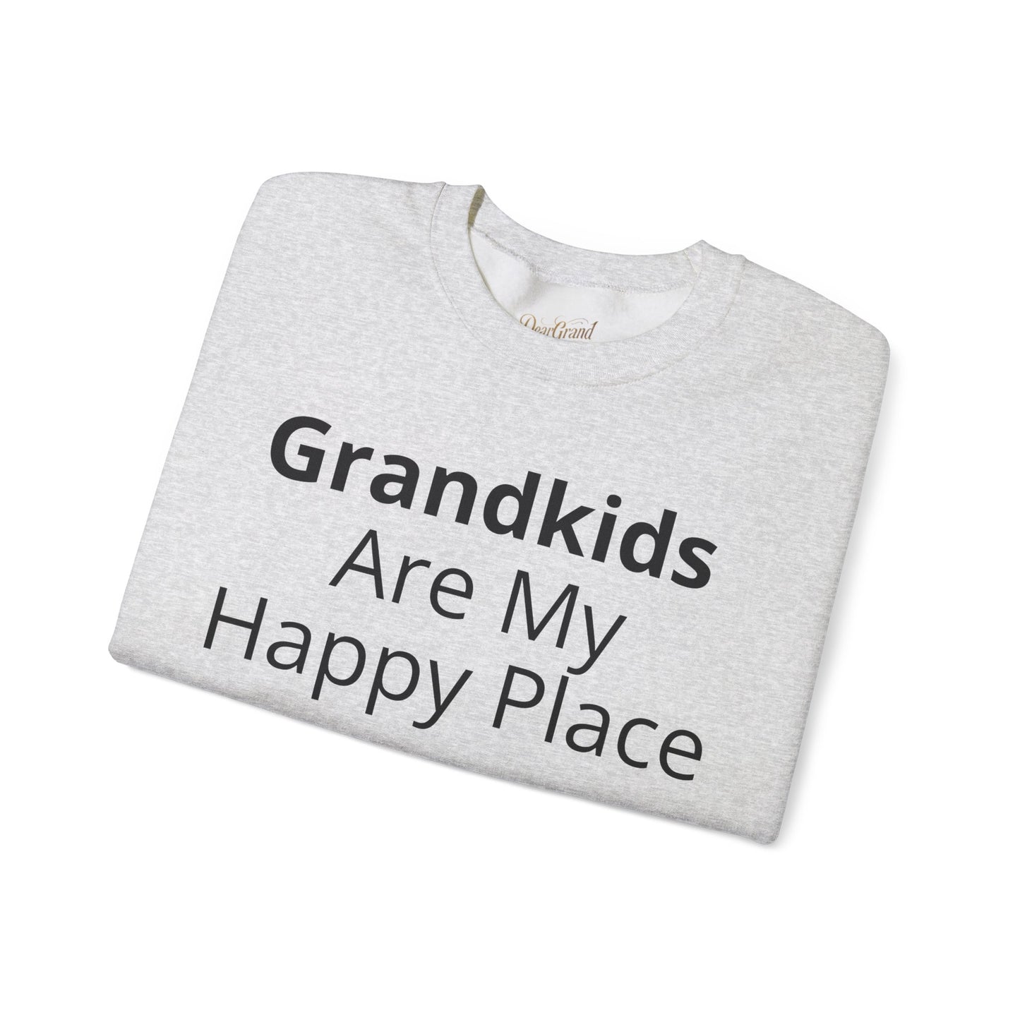 Grandkids Are My Happy Place Grandpa Sweatshirt