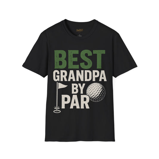 Best Grandpa by Par Golf T-Shirt - Gift For Golf Lovers