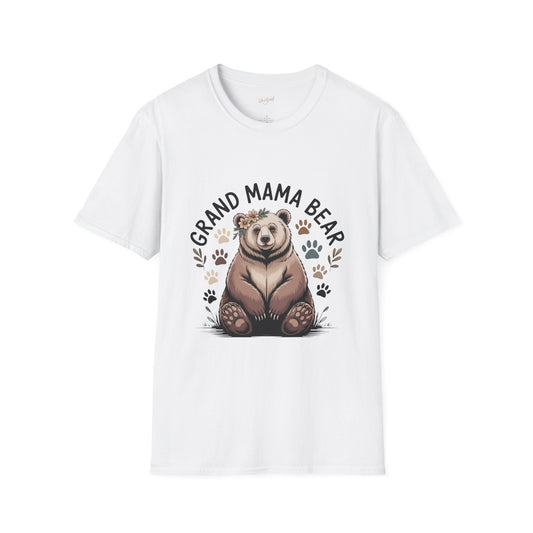 Grand Mama Bear T-Shirt, Gift for Grandmothers,