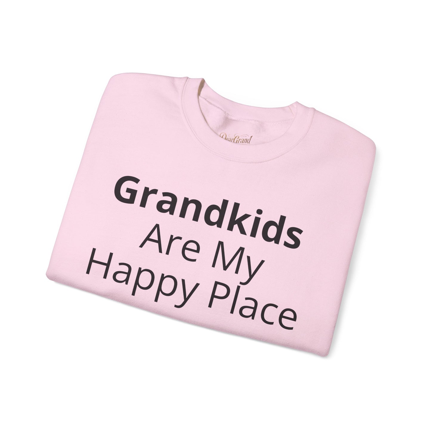 Grandkids Are My Happy Place Grandpa Sweatshirt
