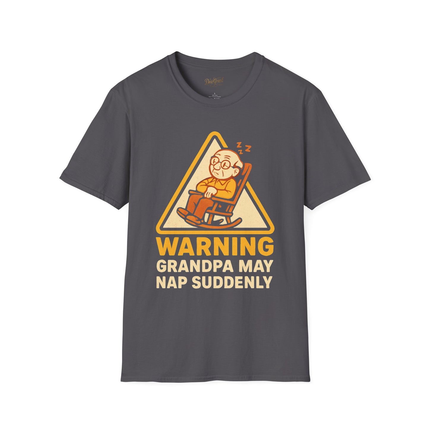 Warning Grandpa May Nap Suddenly T-Shirt, Funny Gift,
