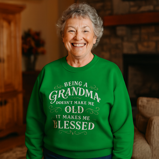 Grandma Blessed Sweatshirt, Gift for Grandma