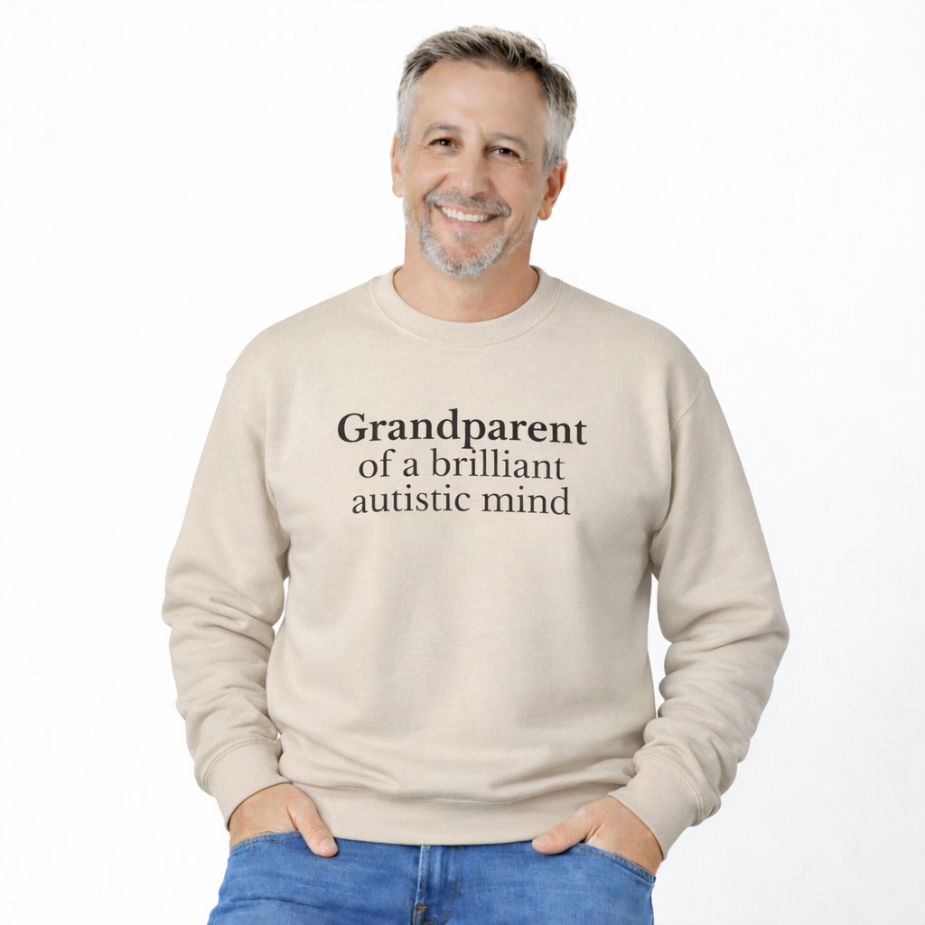 Grandparent of a Brilliant Autistic Mind Sweatshirt