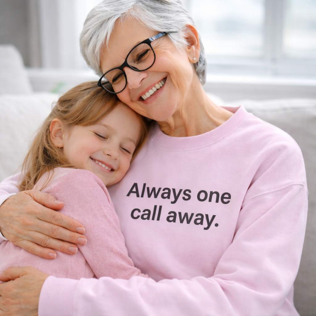 Always One Call Away Grandparent Sweatshirt
