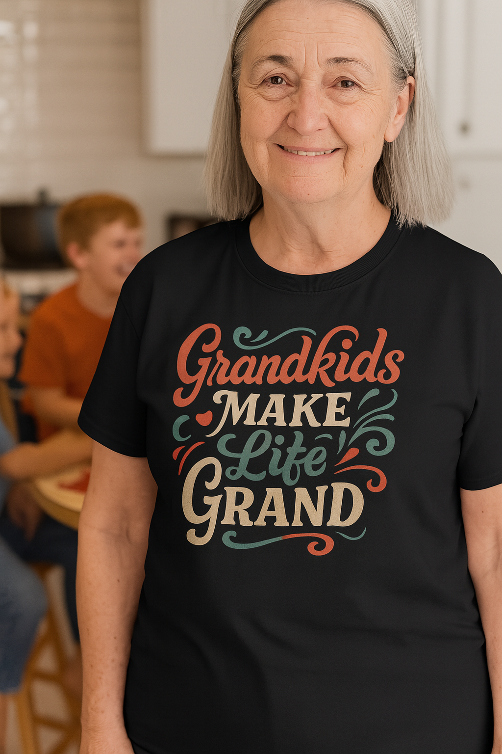 Grandkids Make Life Grand  T-Shirt