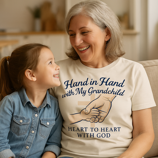 Heart to Heart with God – Faith & Family T-Shirt