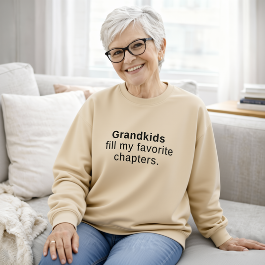 Grandkids Fill My Favorite Chapters Sweatshirt
