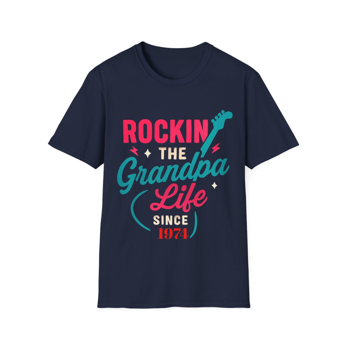 Rockin’ Grandparent Since [Year] T-Shirt – Personalized for Grandma or Grandpa