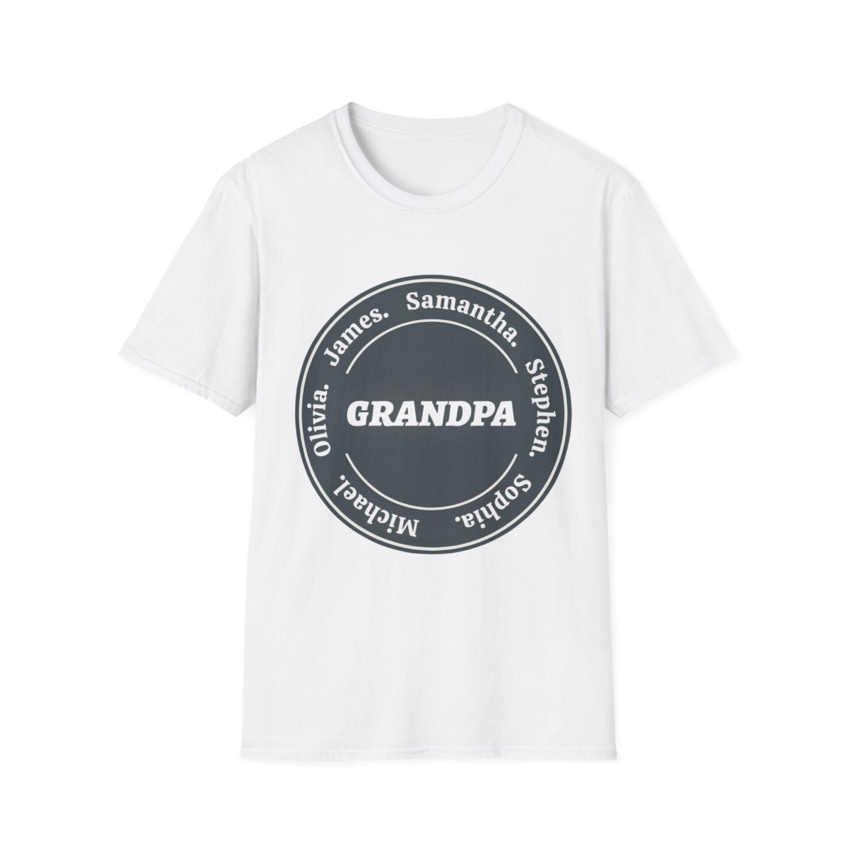 Personalized Grandparent T-Shirt – Custom Title & Names