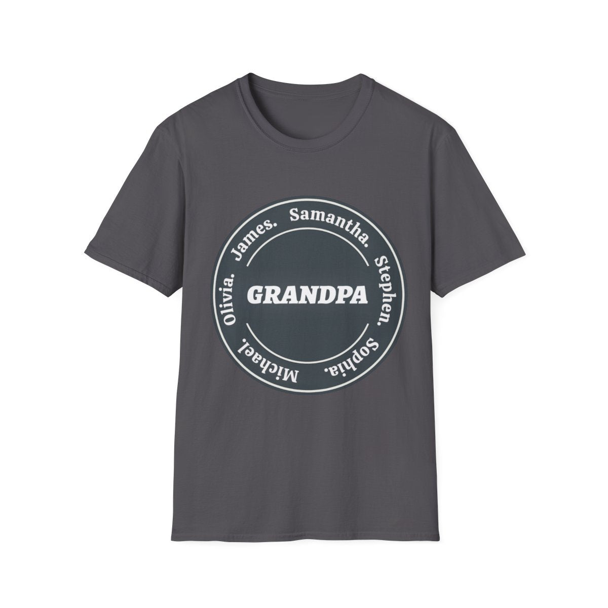 Personalized Grandparent T-Shirt – Custom Title & Names