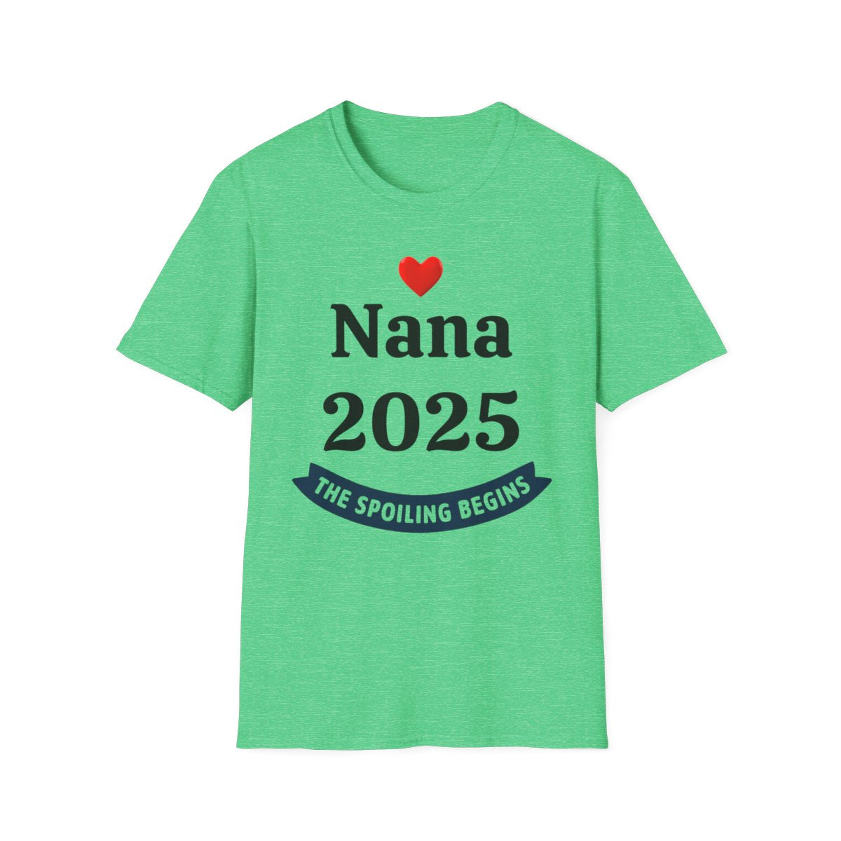 Nana 2025 – The Spoiling Begins™ Personalized T-Shirt | New Grandma Gift