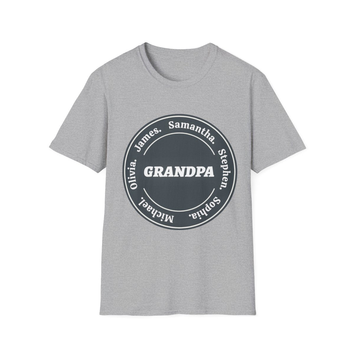 Personalized Grandparent T-Shirt – Custom Title & Names