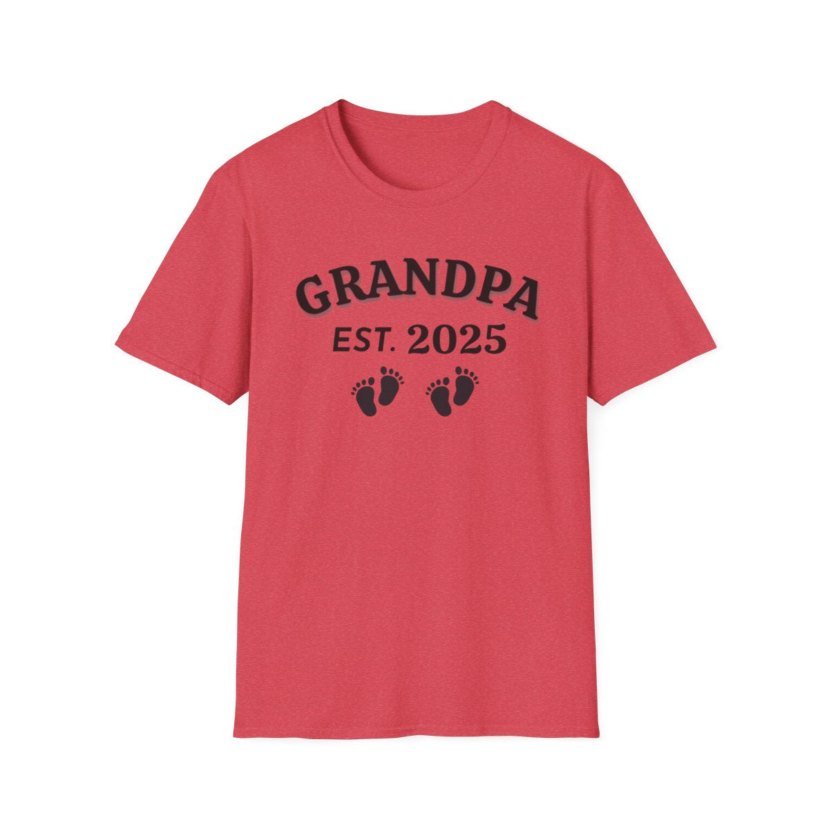 Grandpa EST. 2025 T-Shirt – Personalized New Grandpa Gift
