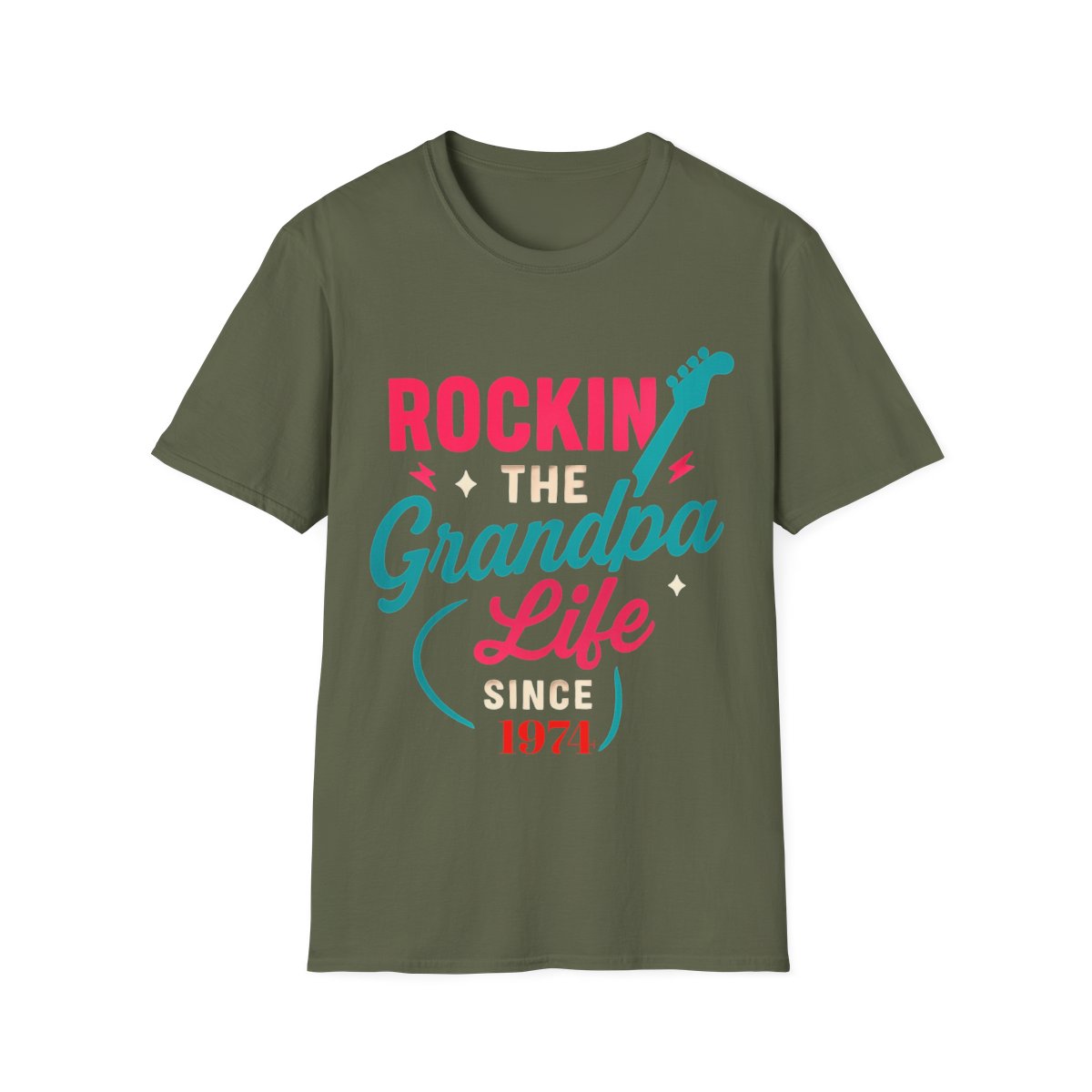 Rockin’ Grandparent Since [Year] T-Shirt – Personalized for Grandma or Grandpa
