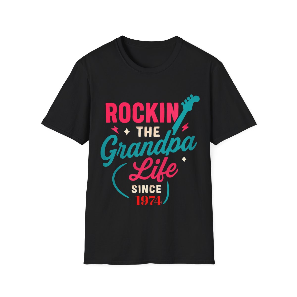 Rockin’ Grandparent Since [Year] T-Shirt – Personalized for Grandma or Grandpa