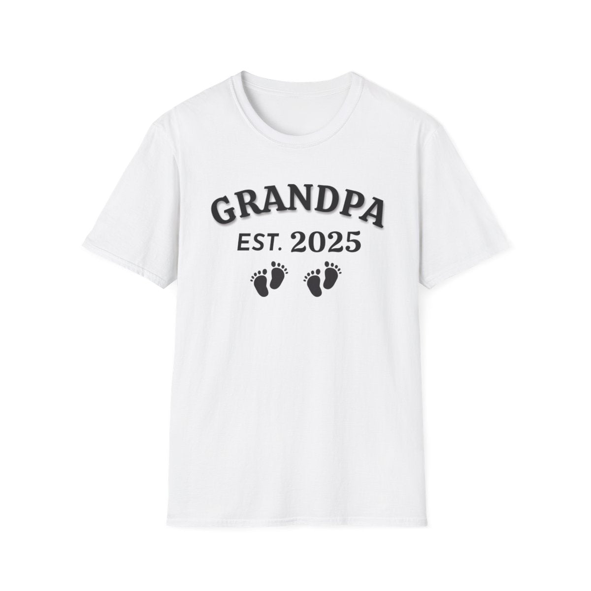 Grandpa EST. 2025 T-Shirt – Personalized New Grandpa Gift