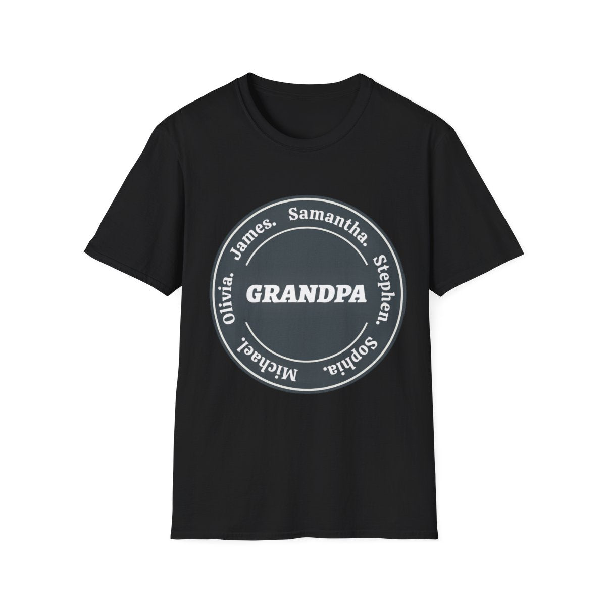 Personalized Grandparent T-Shirt – Custom Title & Names